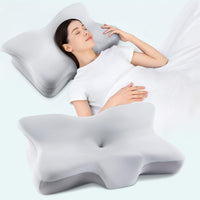 DONAMA Silkena Cervical Pillow (Horn pillow solid color)