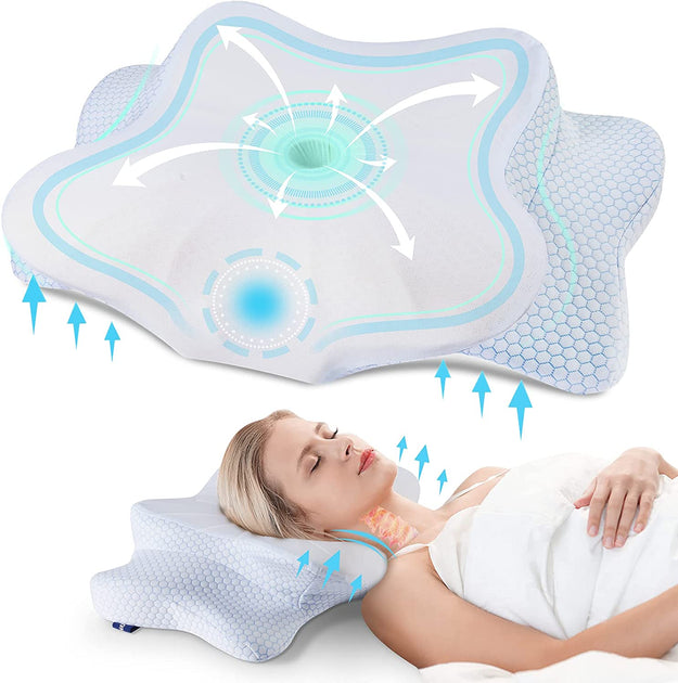 Donama Best Cervical Pillows Most Popular Contour Memory Foam Pillows ...